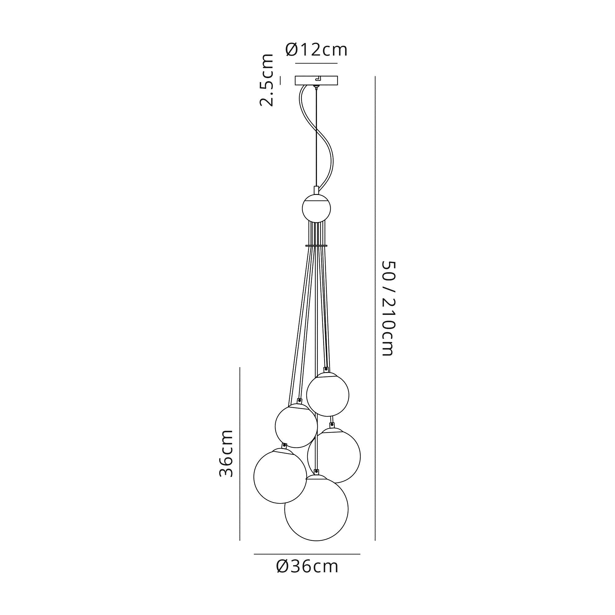 Luminosity Designs - Bubbles Cluster Pendant - Luminosity Designs Ltd