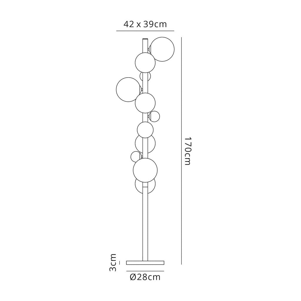Luminosity Designs - Bubbles Floor Lamp - Luminosity Designs Ltd