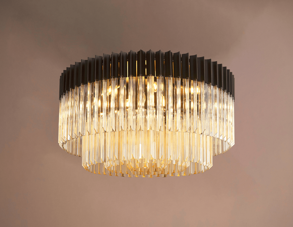 Luminosity Designs - Buckingham Large Semi Flush Light - Luminosity Designs Ltd