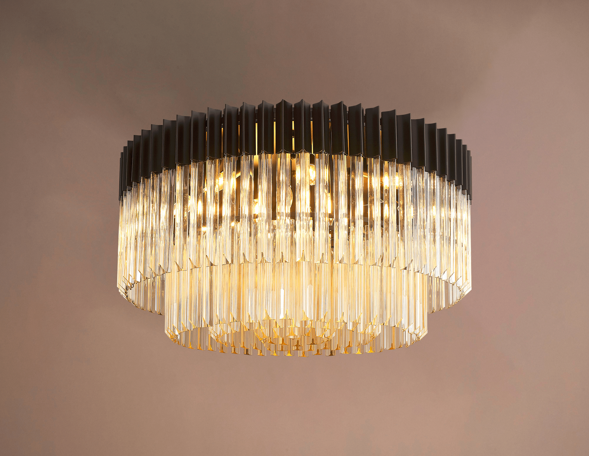 Luminosity Designs - Buckingham Large Semi Flush Light - Luminosity Designs Ltd