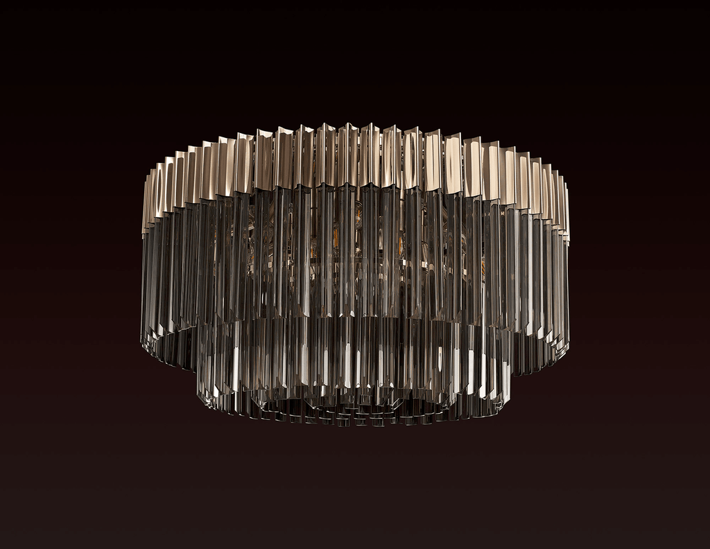 Luminosity Designs - Buckingham Large Semi Flush Light - Luminosity Designs Ltd