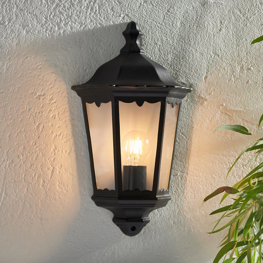 Endon - Burford Half Lantern Wall Light - Luminosity Designs Ltd