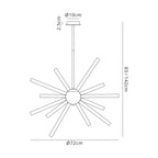 Luminosity Designs - Burst 16 Light Pendant - Luminosity Designs Ltd