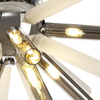 Luminosity Designs - Burst 8 Light Semi Flush Fitting - Luminosity Designs Ltd