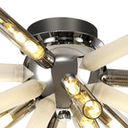 Luminosity Designs - Burst 8 Light Semi Flush Fitting - Luminosity Designs Ltd