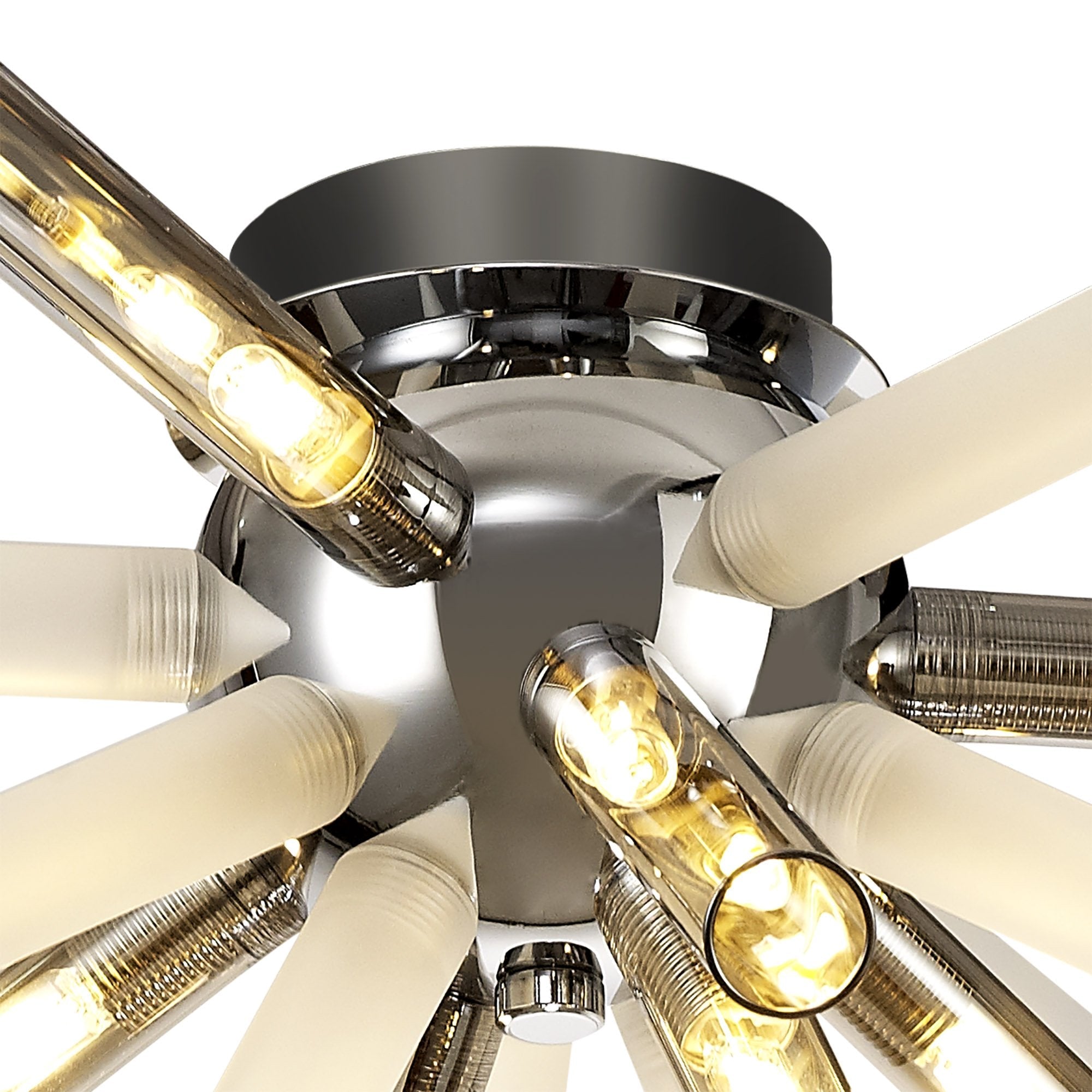 Luminosity Designs - Burst 8 Light Semi Flush Fitting - Luminosity Designs Ltd