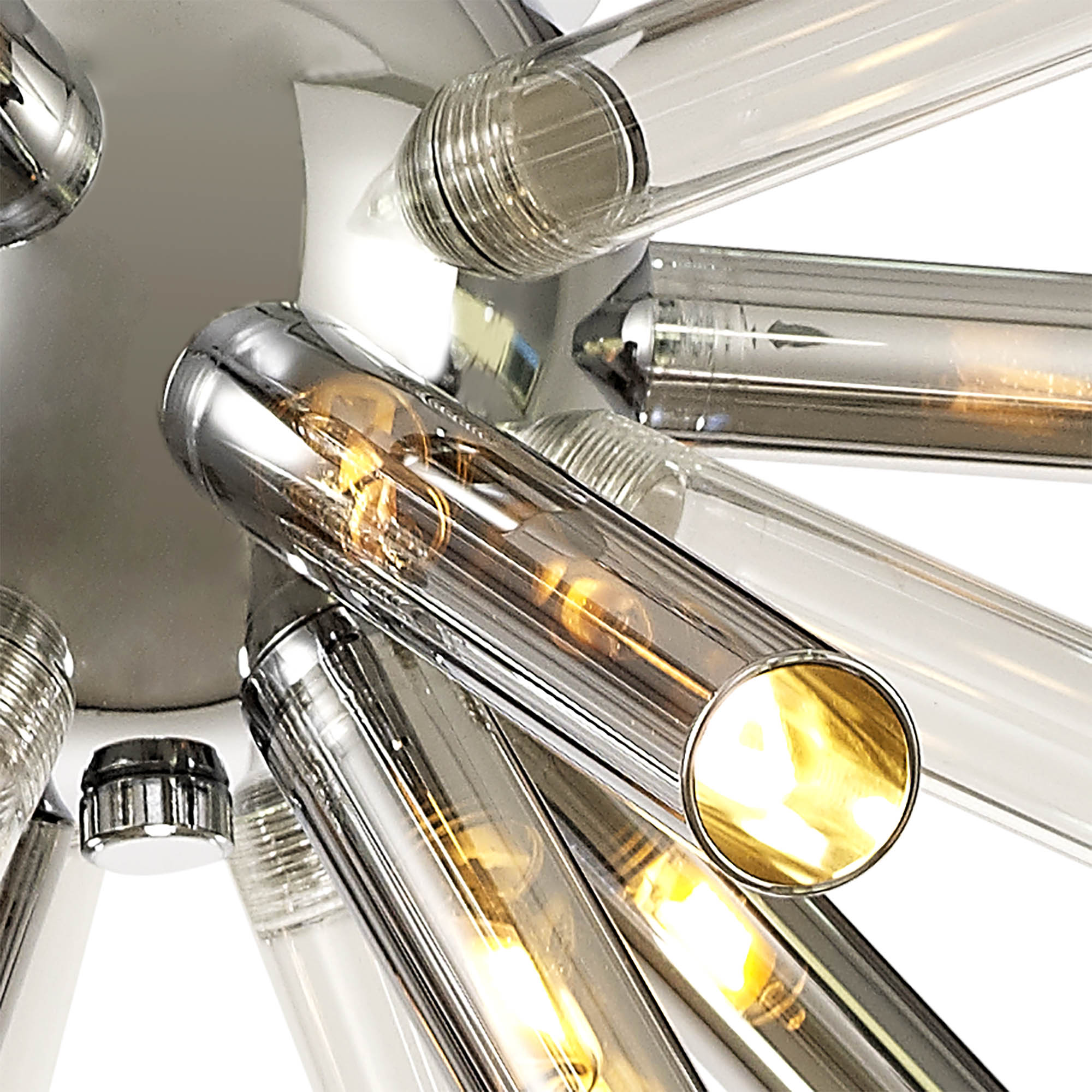 Luminosity Designs - Burst 8 Light Semi Flush Fitting - Luminosity Designs Ltd