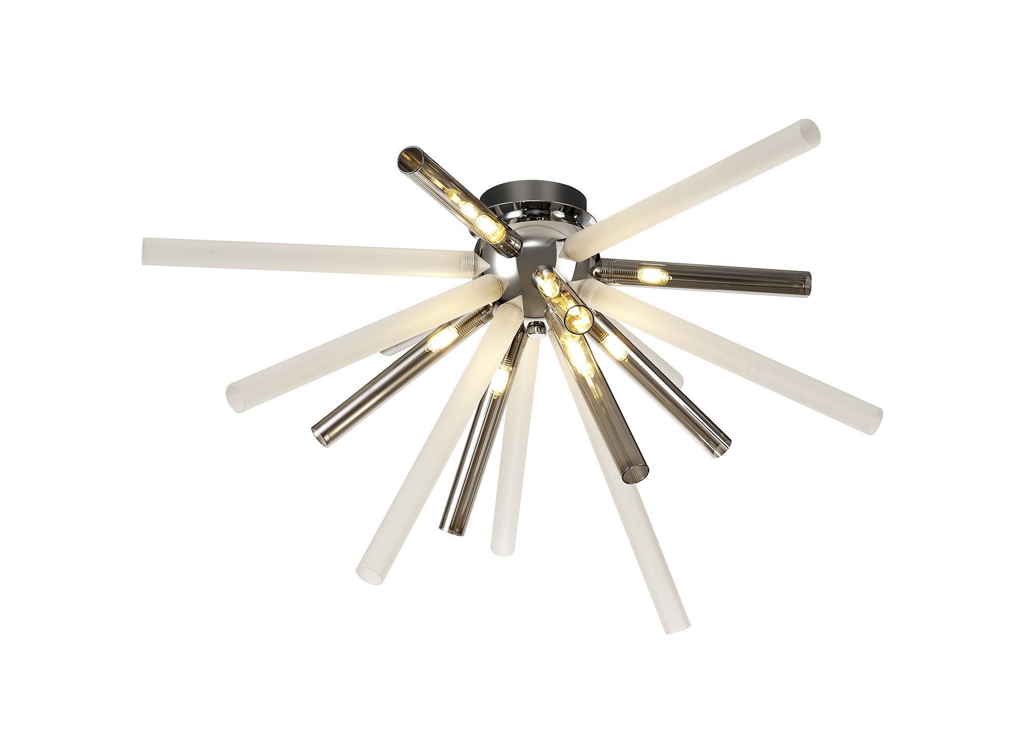 Luminosity Designs - Burst 8 Light Semi Flush Fitting - Luminosity Designs Ltd