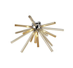 Luminosity Designs - Burst 8 Light Semi Flush Fitting - Luminosity Designs Ltd