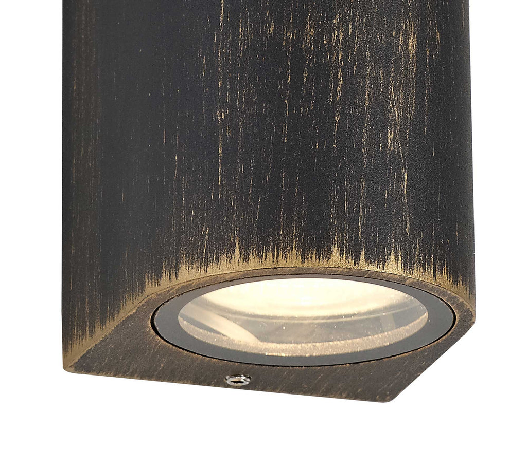 Luminosity Designs - Cabin Curved Up / Down Natural Effect Wall Light - Luminosity Designs Ltd