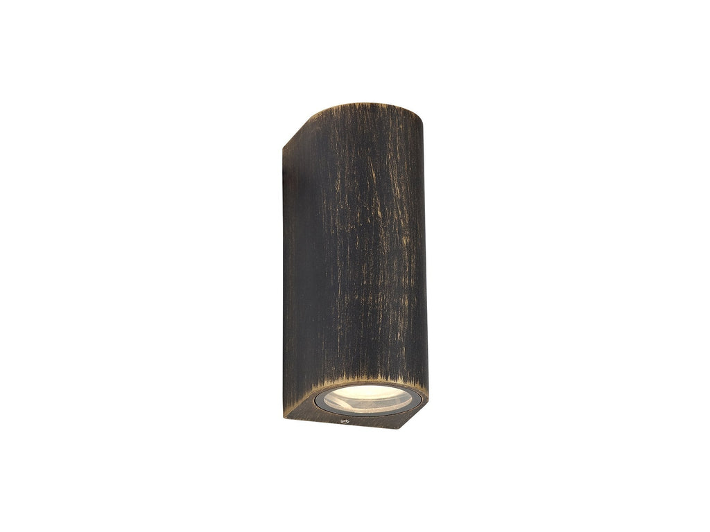 Luminosity Designs - Cabin Curved Up / Down Natural Effect Wall Light - Luminosity Designs Ltd