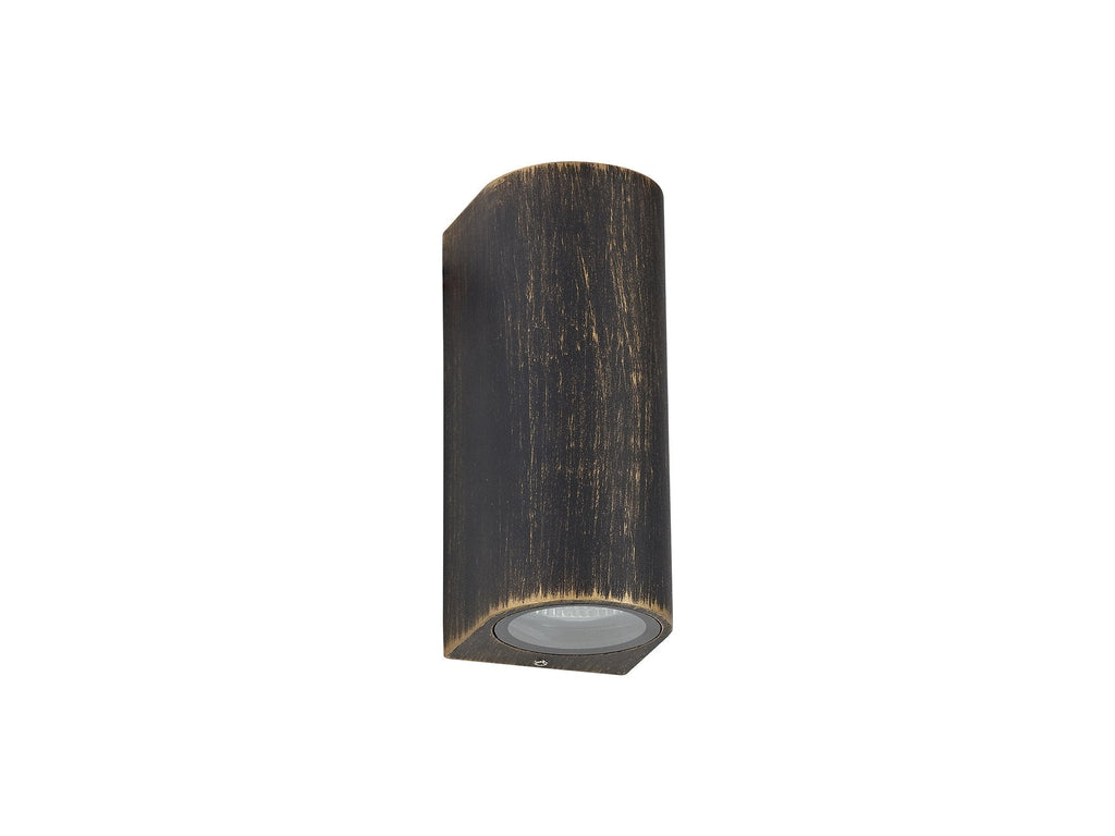 Luminosity Designs - Cabin Curved Up / Down Natural Effect Wall Light - Luminosity Designs Ltd