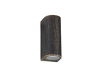 Luminosity Designs - Cabin Curved Up / Down Natural Effect Wall Light - Luminosity Designs Ltd
