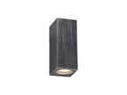 Luminosity Designs - Cabin Squared Up / Down Natural Effect Wall Light - Luminosity Designs Ltd