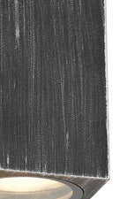 Luminosity Designs - Cabin Squared Up / Down Natural Effect Wall Light - Luminosity Designs Ltd