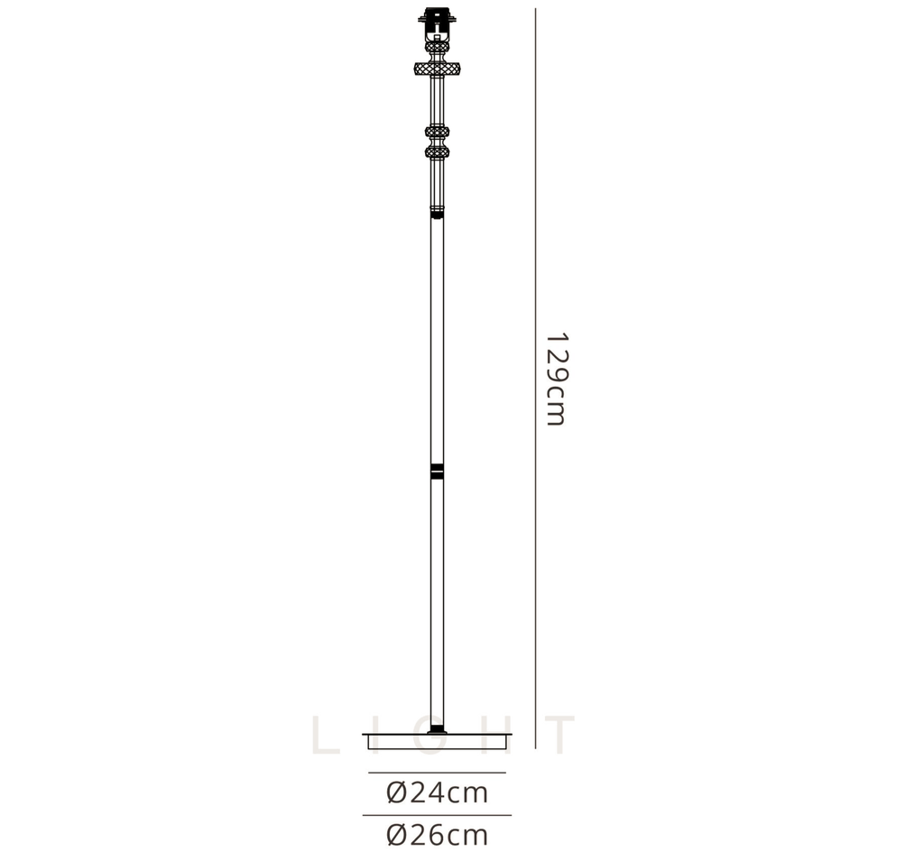 Luminosity Designs - Camelot Floor Lamp - Shade Version - Luminosity Designs Ltd