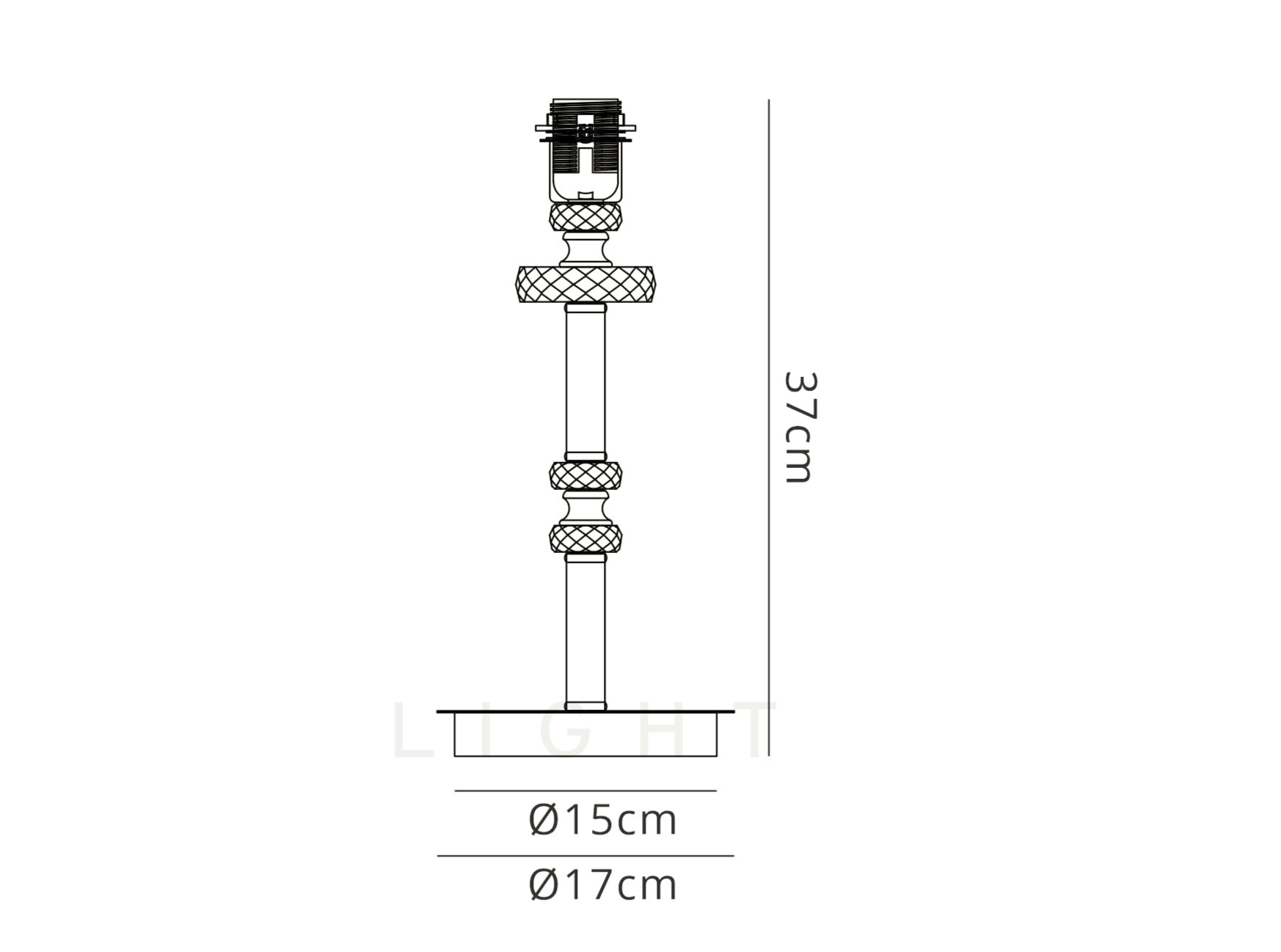 Luminosity Designs - Camelot Table Lamp - Shade Version - Luminosity Designs Ltd