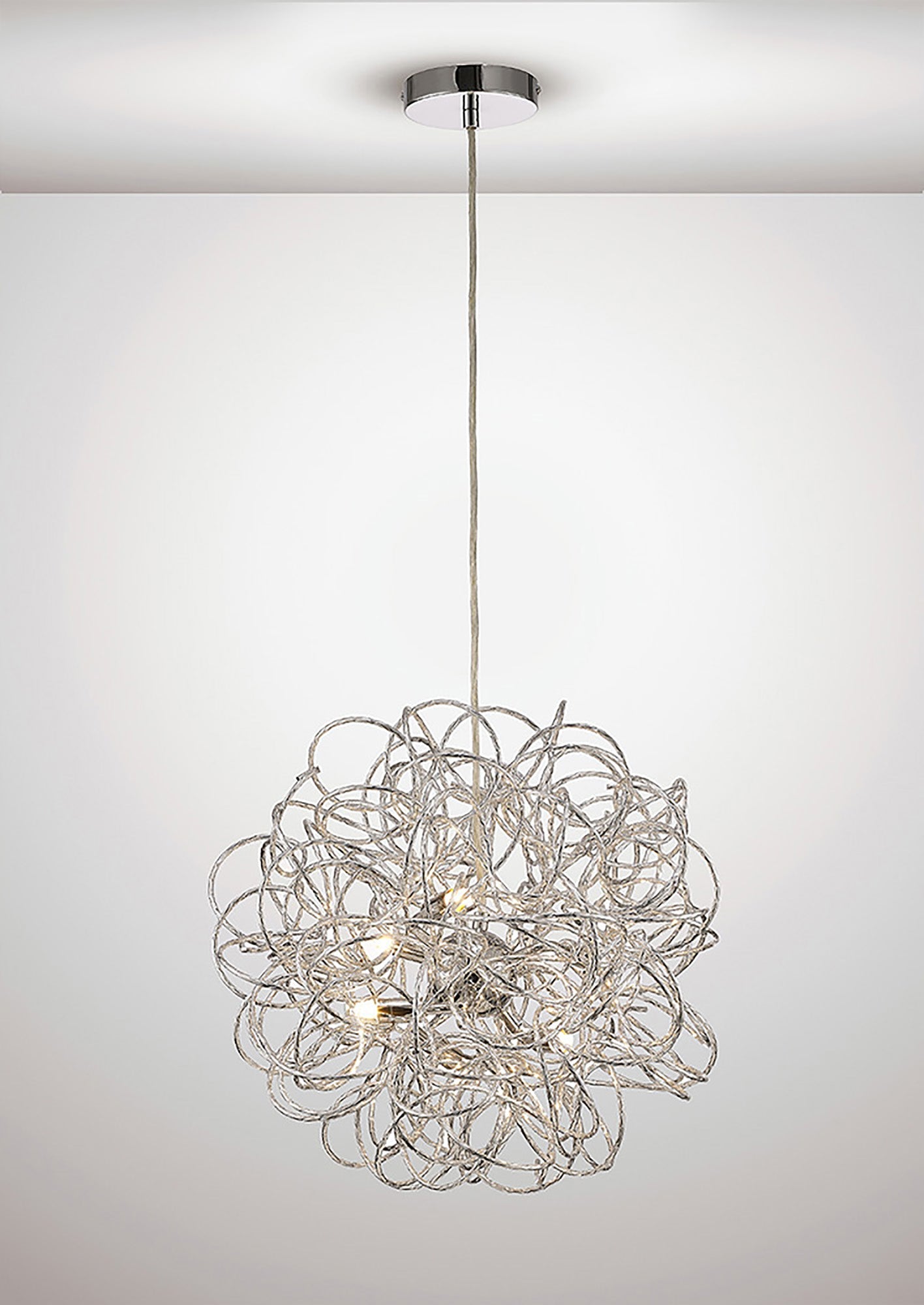 inspired - Cassidy Spiral Sputnik Pendant - Luminosity Designs Ltd