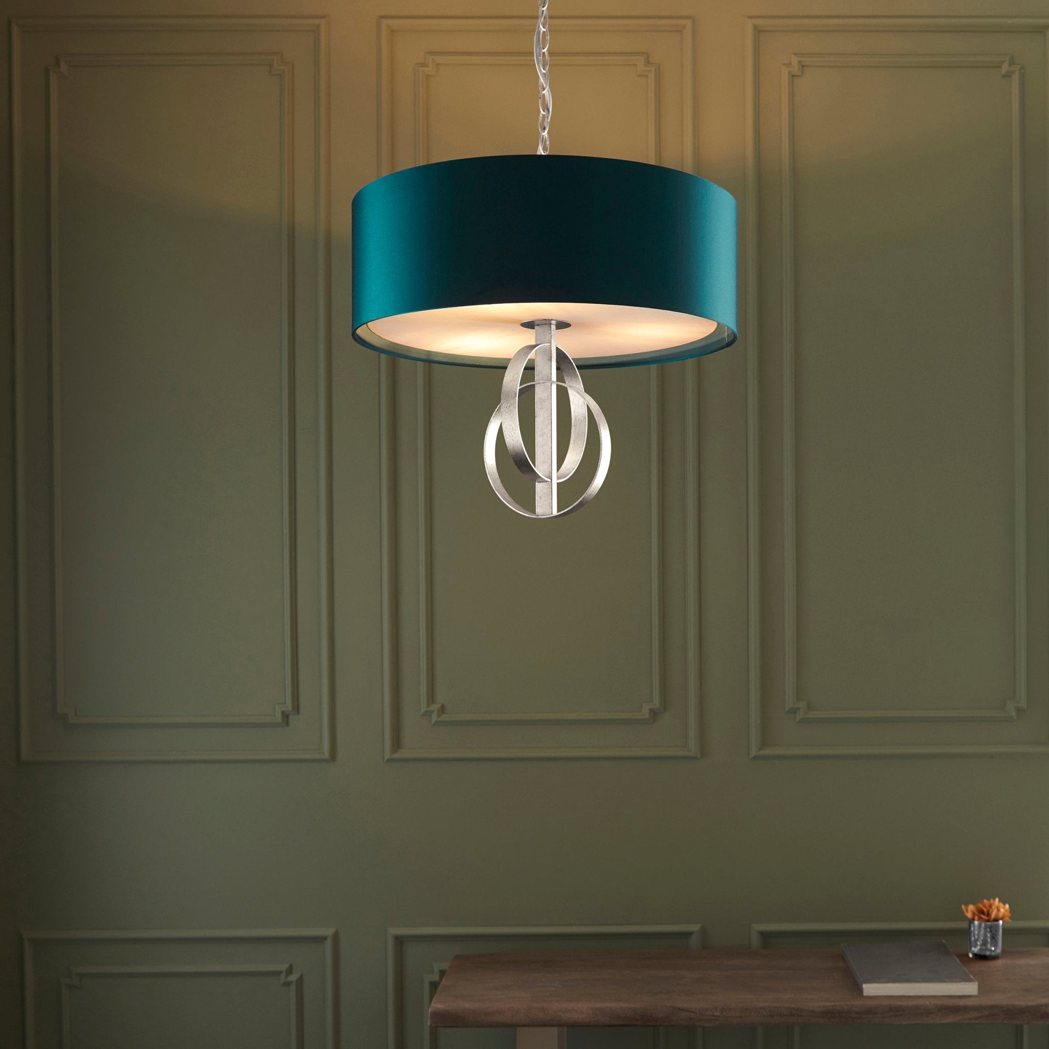 Luminosity Designs - Celt 3 Light Ceiling Pendant with Shade - Luminosity Designs Ltd