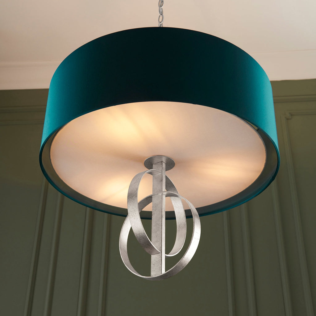 Luminosity Designs - Celt 3 Light Ceiling Pendant with Shade - Luminosity Designs Ltd