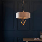 Luminosity Designs - Celt 3 Light Ceiling Pendant with Shade - Luminosity Designs Ltd