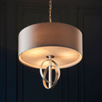 Luminosity Designs - Celt 3 Light Ceiling Pendant with Shade - Luminosity Designs Ltd