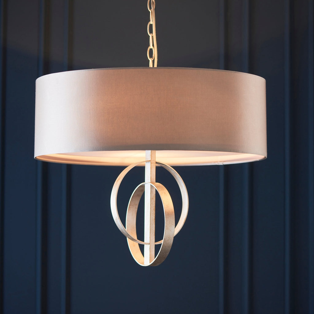 Luminosity Designs - Celt 3 Light Ceiling Pendant with Shade - Luminosity Designs Ltd