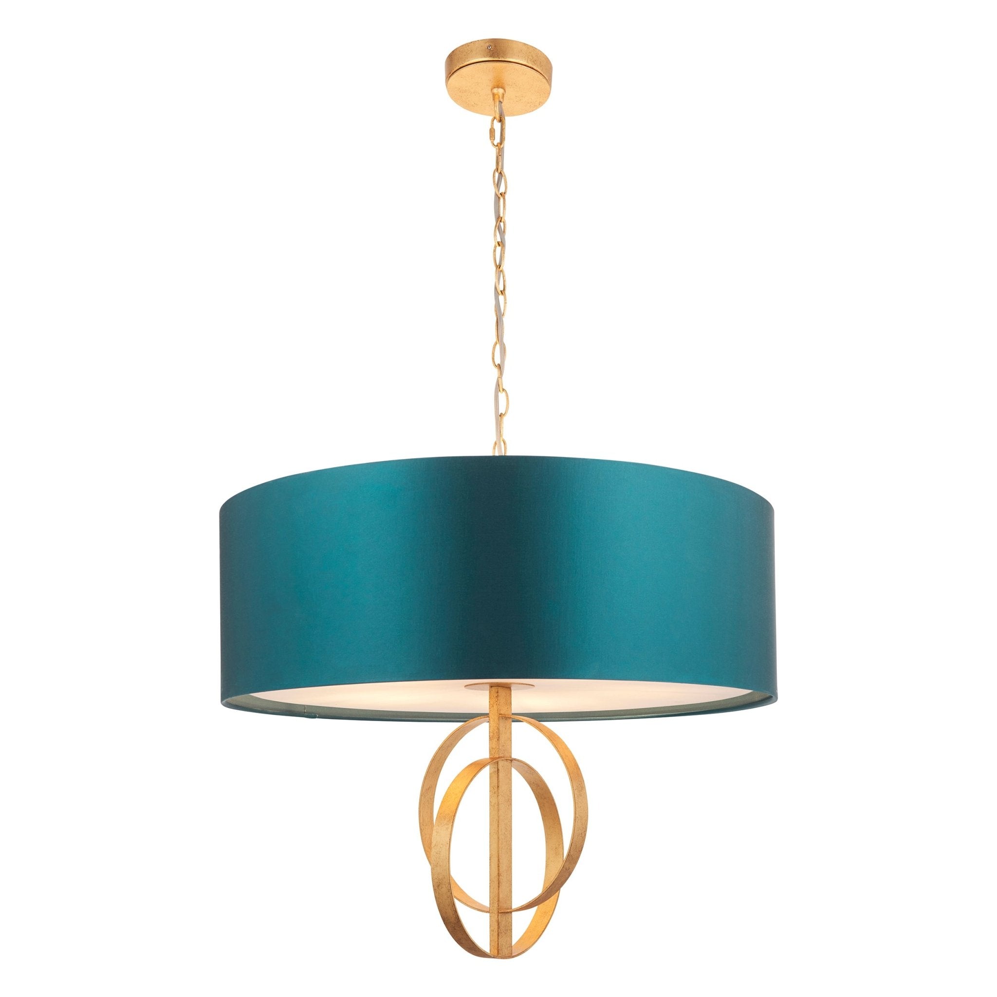 Luminosity Designs - Celt 5 Light Ceiling Pendant with Shade - Luminosity Designs Ltd