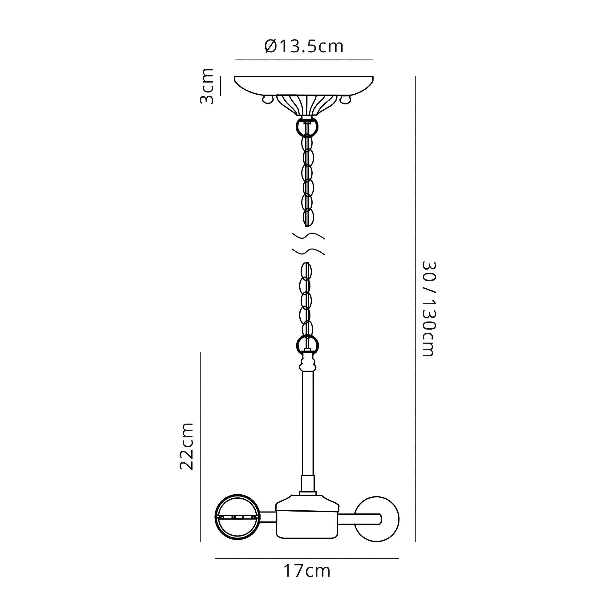 Luminosity Designs - Chamber Chandelier Style Uplighter Pendant - Luminosity Designs Ltd