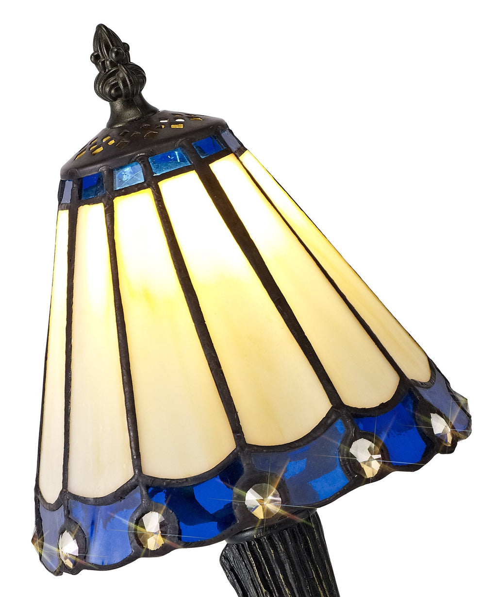 Luminosity Designs - Chamber Small Tiffany Table Lamp, 1 x E14 - Luminosity Designs Ltd