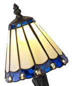 Luminosity Designs - Chamber Small Tiffany Table Lamp, 1 x E14 - Luminosity Designs Ltd