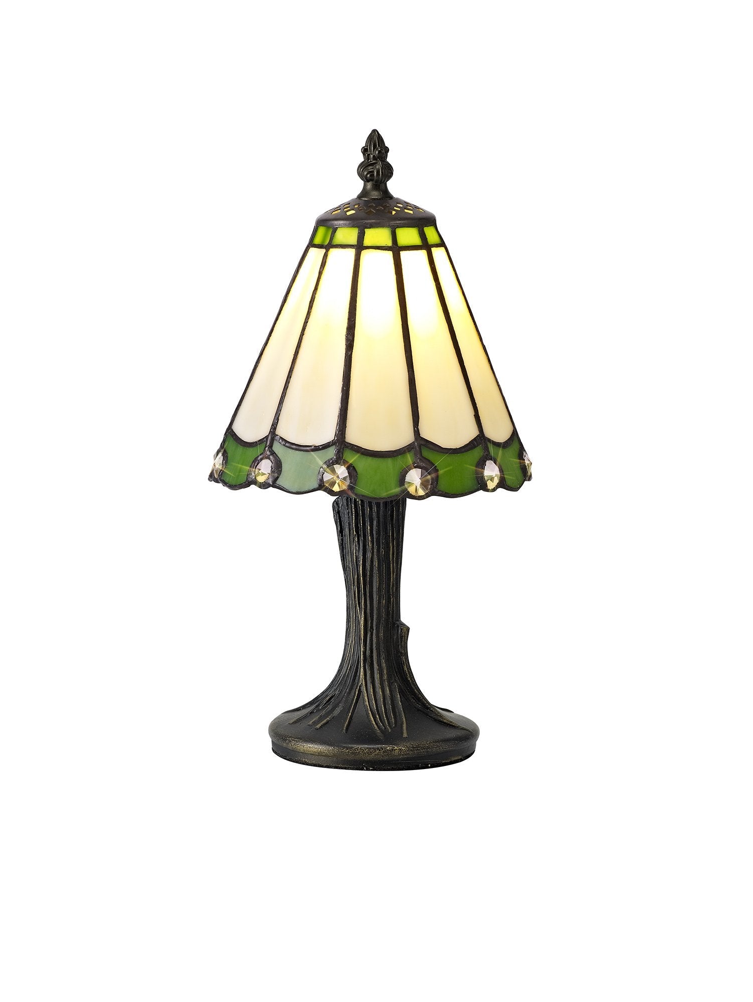 Luminosity Designs - Chamber Small Tiffany Table Lamp, 1 x E14 - Luminosity Designs Ltd