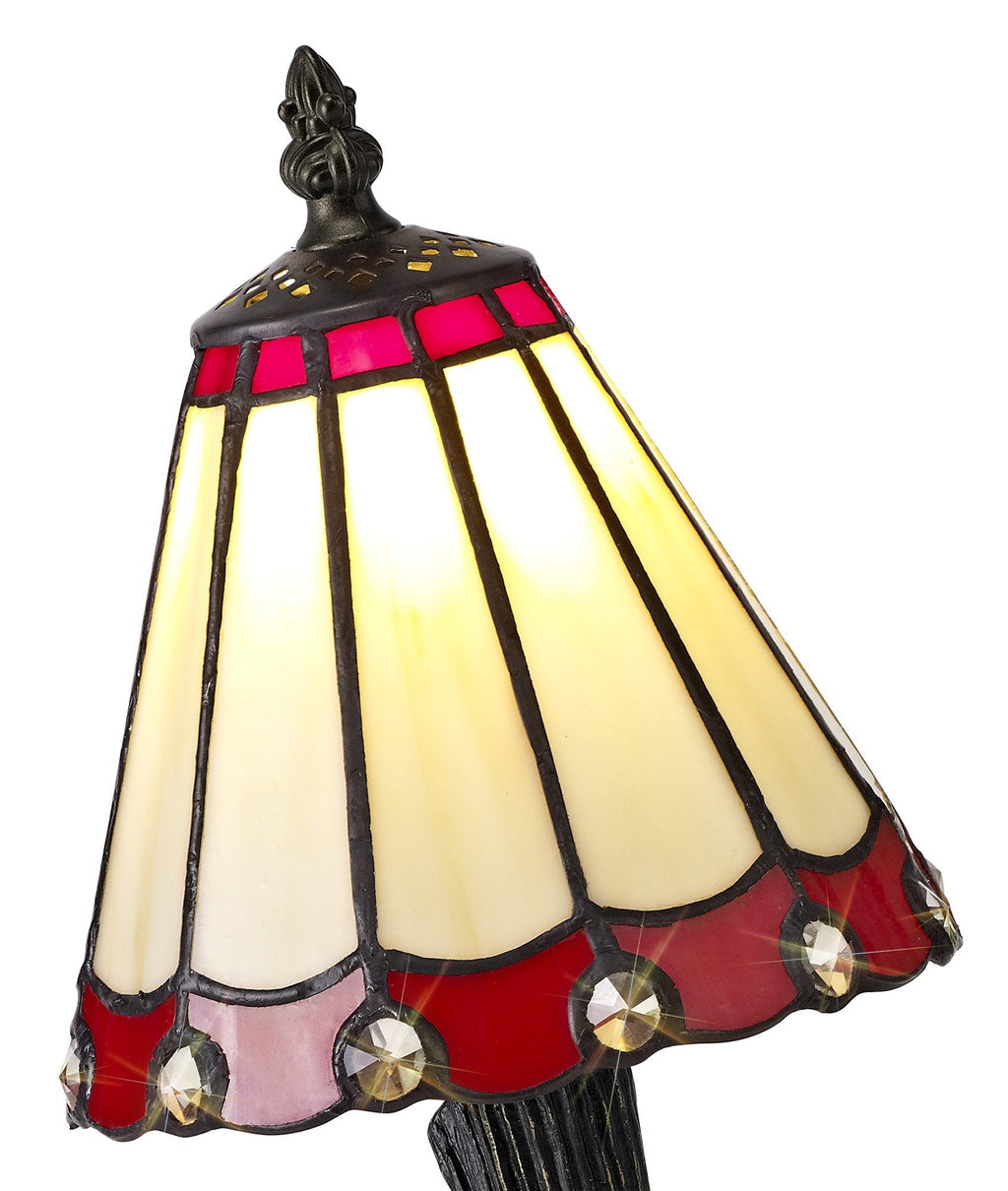 Luminosity Designs - Chamber Small Tiffany Table Lamp, 1 x E14 - Luminosity Designs Ltd