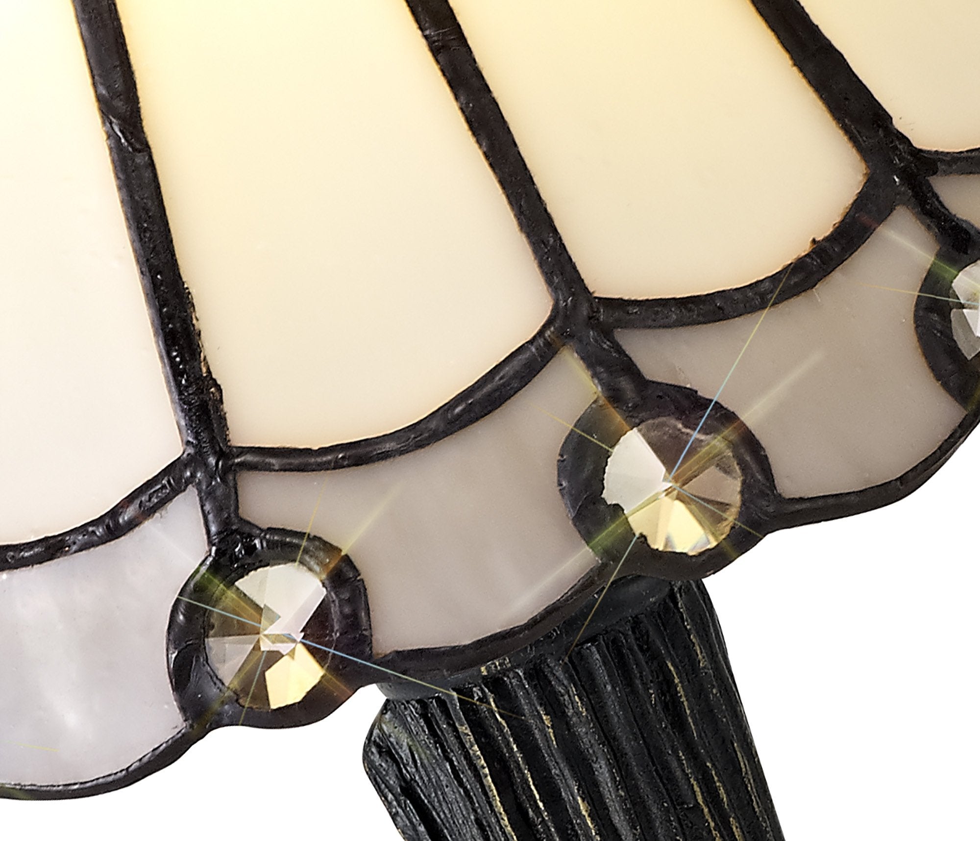 Luminosity Designs - Chamber Small Tiffany Table Lamp, 1 x E14 - Luminosity Designs Ltd
