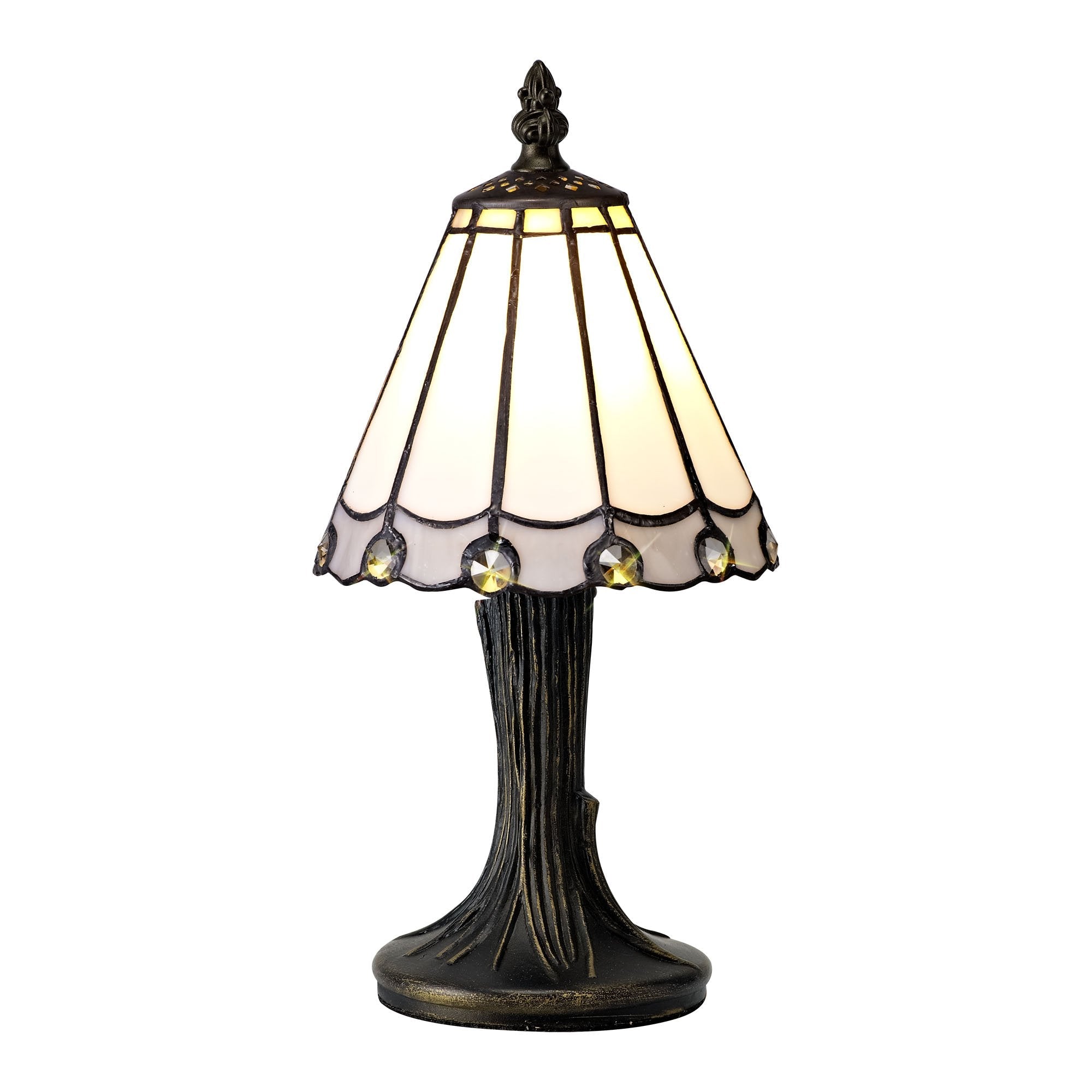Luminosity Designs - Chamber Small Tiffany Table Lamp, 1 x E14 - Luminosity Designs Ltd