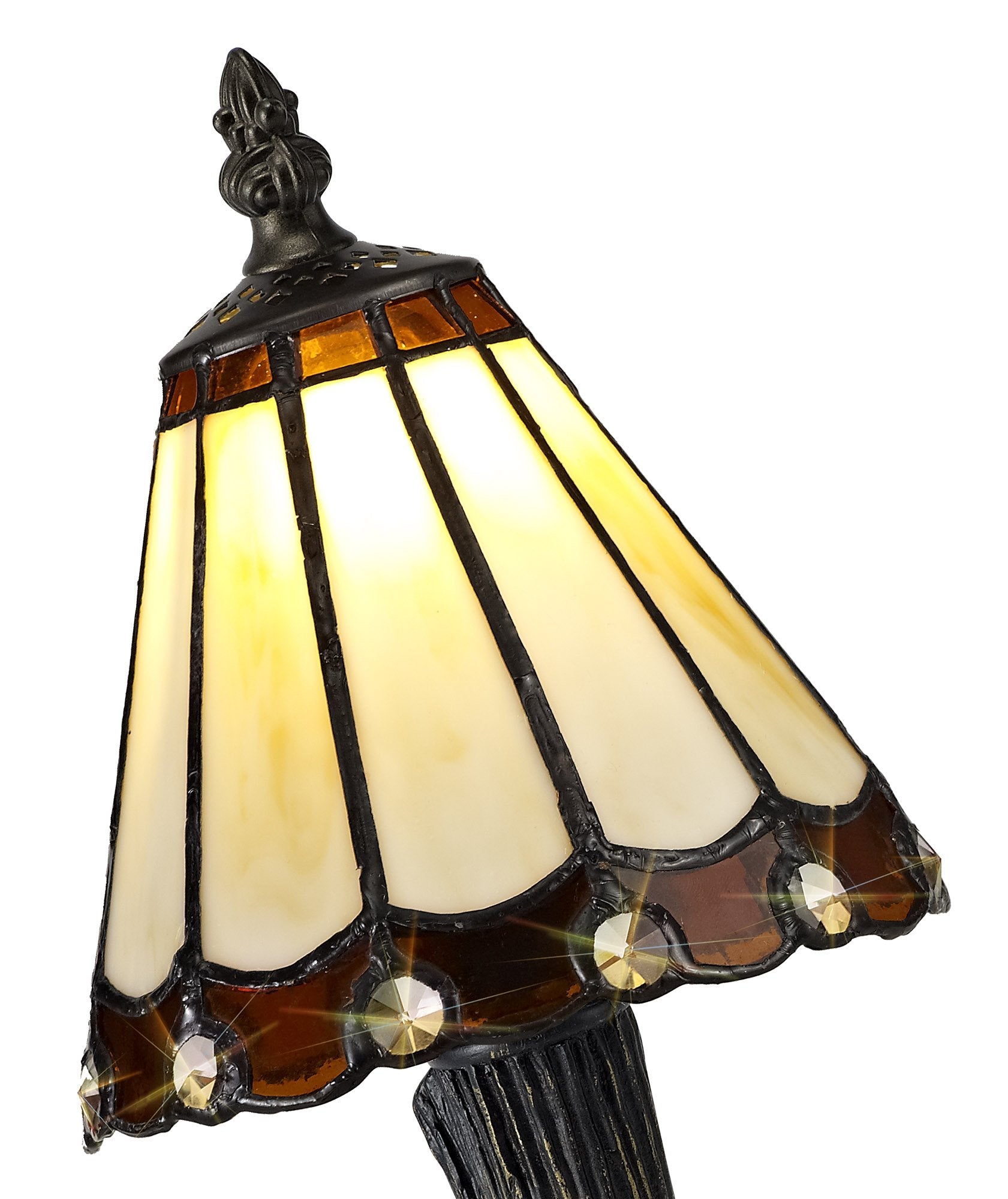 Luminosity Designs - Chamber Small Tiffany Table Lamp, 1 x E14 - Luminosity Designs Ltd