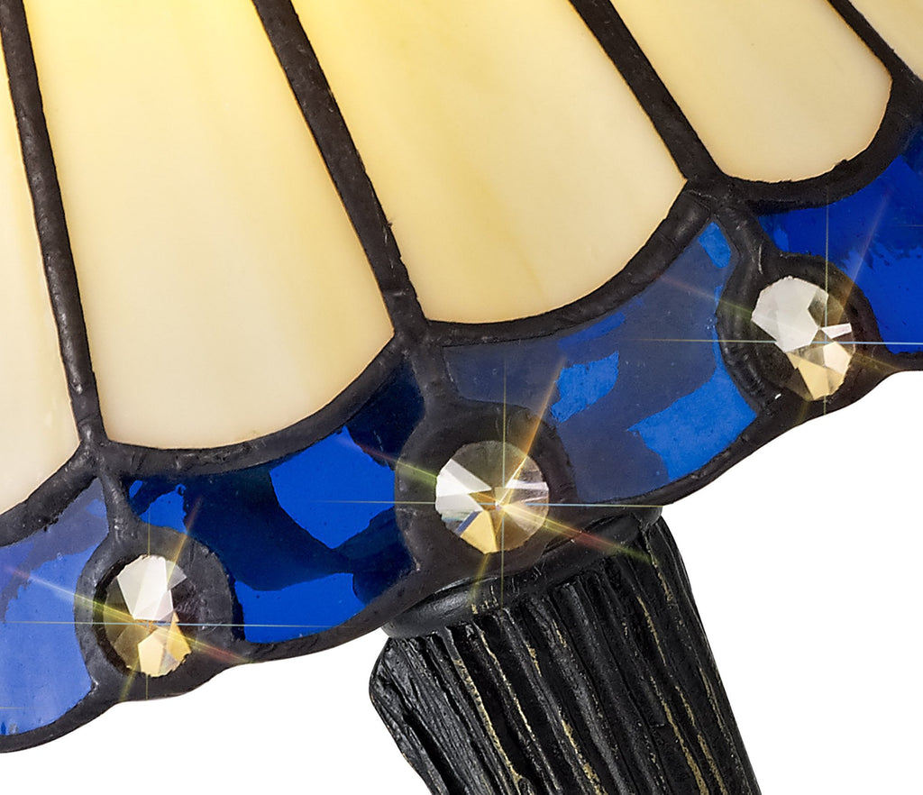 Luminosity Designs - Chamber Small Tiffany Table Lamp, 1 x E14 - Luminosity Designs Ltd