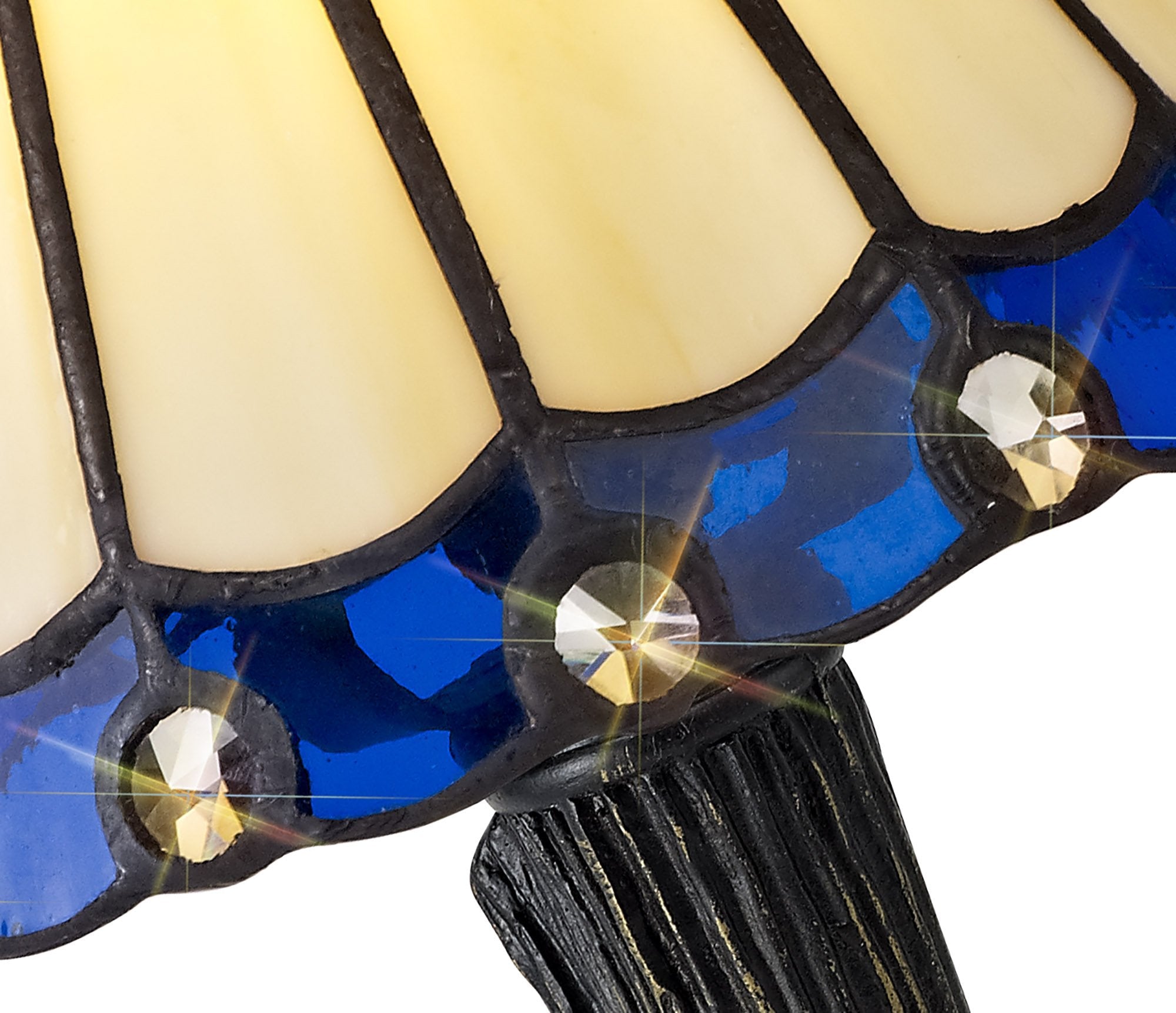 Luminosity Designs - Chamber Small Tiffany Table Lamp, 1 x E14 - Luminosity Designs Ltd