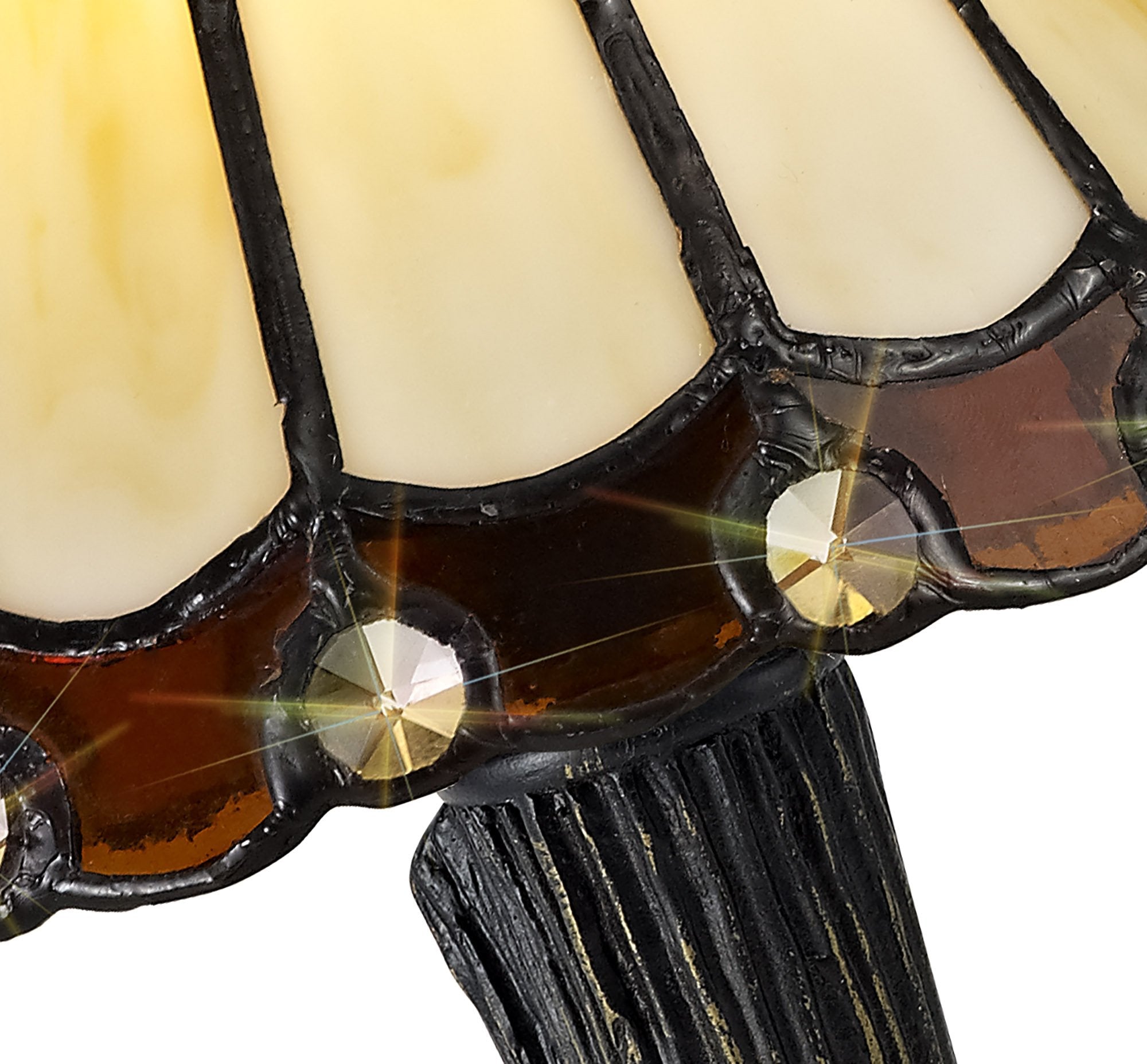 Luminosity Designs - Chamber Small Tiffany Table Lamp, 1 x E14 - Luminosity Designs Ltd