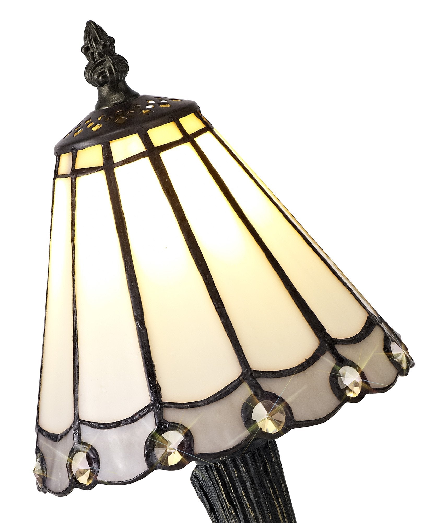 Luminosity Designs - Chamber Small Tiffany Table Lamp, 1 x E14 - Luminosity Designs Ltd