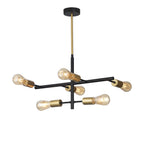 Oaks Lighting - Chanin Modern 6 Light Pendant - Luminosity Designs Ltd