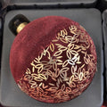 Luminosity Designs - Christmas velvet covered glass Decoration - Luminosity Designs Ltd