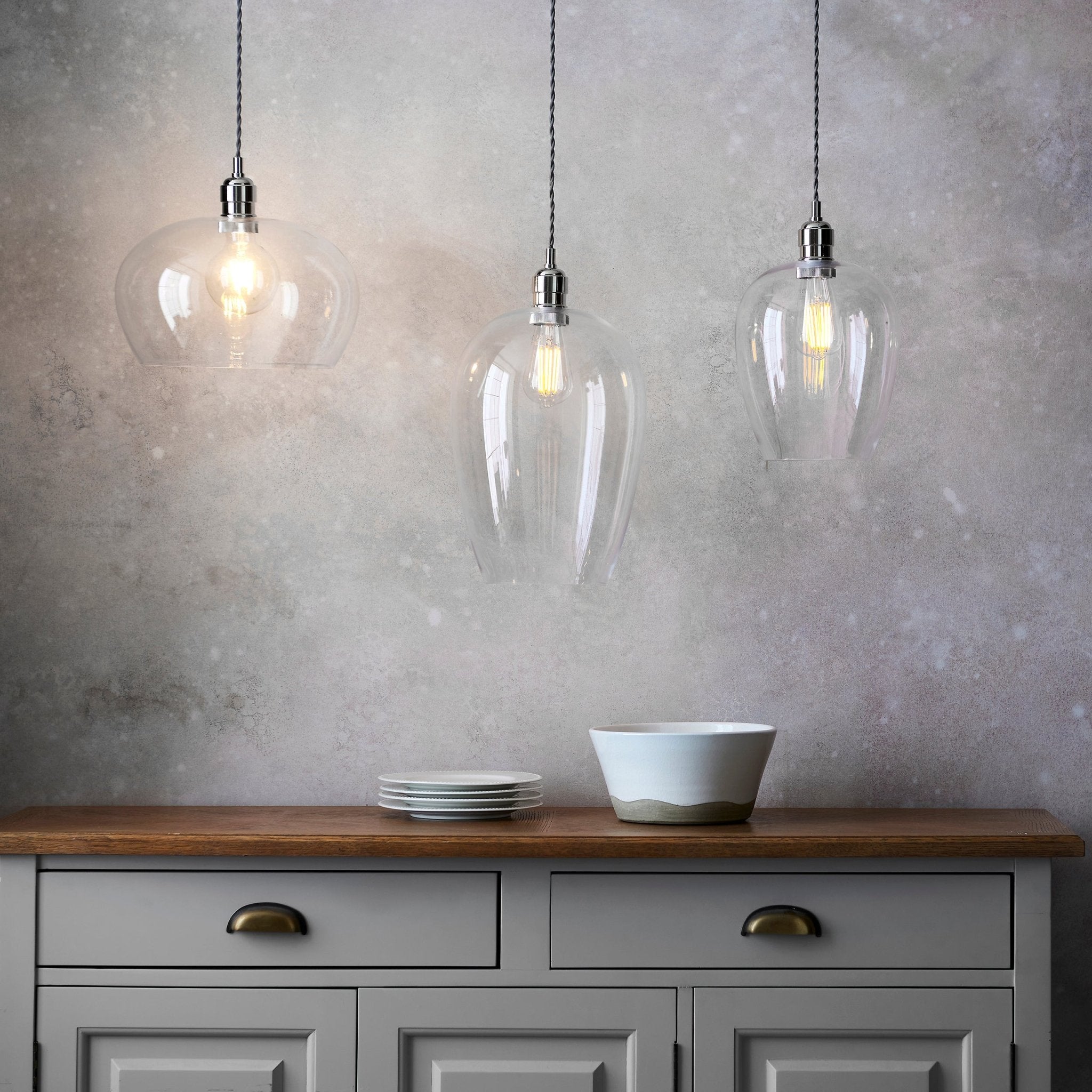 Luminosity Designs - Clarity Large Glass Pendant - Luminosity Designs Ltd