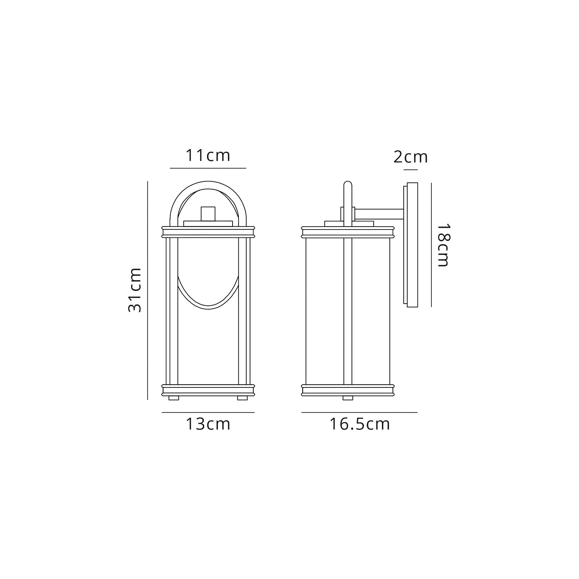 Luminosity Designs - Coach Wall Lamp - Luminosity Designs Ltd