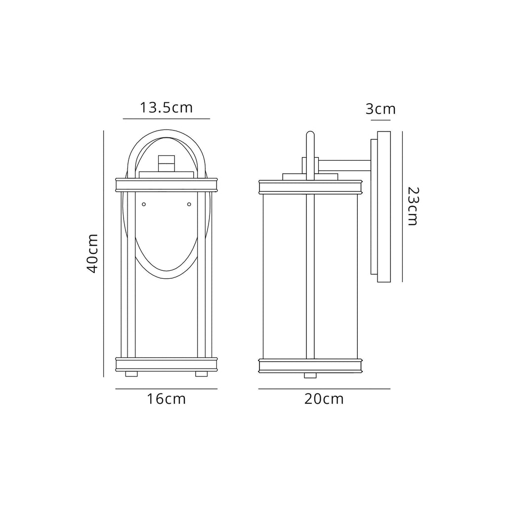 Luminosity Designs - Coach Wall Lamp - Luminosity Designs Ltd
