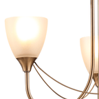 Deco - Cooper 3 Light Convertible Ceiling Pendant with frosted Glass Shades E14 (Deco) - Luminosity Designs Ltd