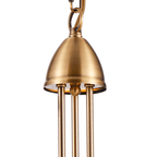Deco - Cooper 3 Light Convertible Ceiling Pendant with frosted Glass Shades E14 (Deco) - Luminosity Designs Ltd