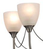 Deco - Cooper 5 Light Convertible Ceiling Pendant with frosted shades E14 (Deco) - Luminosity Designs Ltd