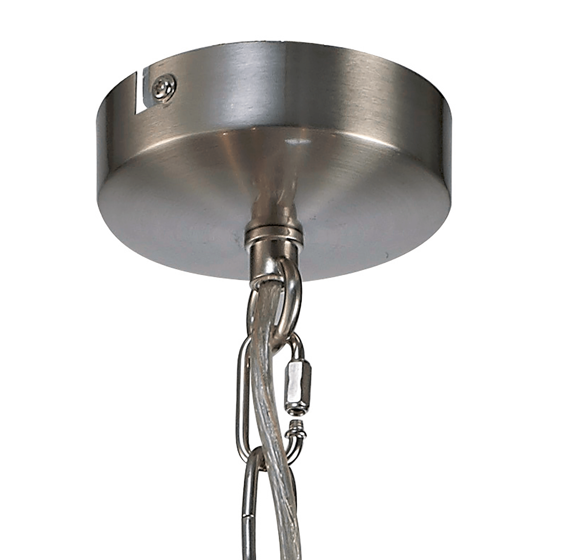 Deco - Cooper 5 Light Convertible Ceiling Pendant with frosted shades E14 (Deco) - Luminosity Designs Ltd