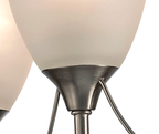 Deco - Cooper 5 Light Convertible Ceiling Pendant with frosted shades E14 (Deco) - Luminosity Designs Ltd